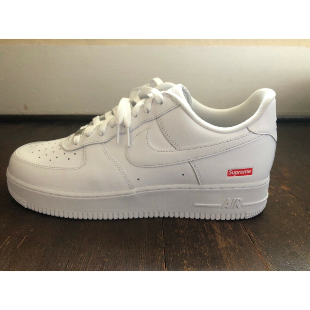 supreme white air force 1