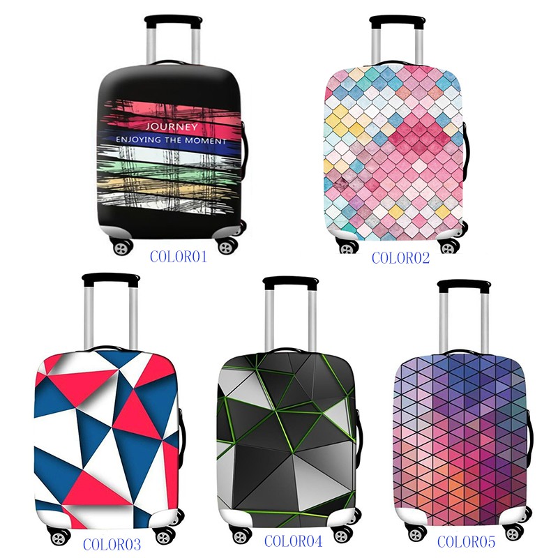 colorful luggage