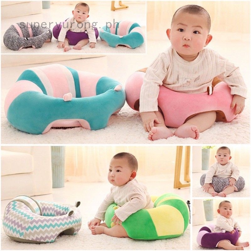 Kids Baby Support Seat Sit Up Soft Chair Cushion Sofa Plush Pillow
