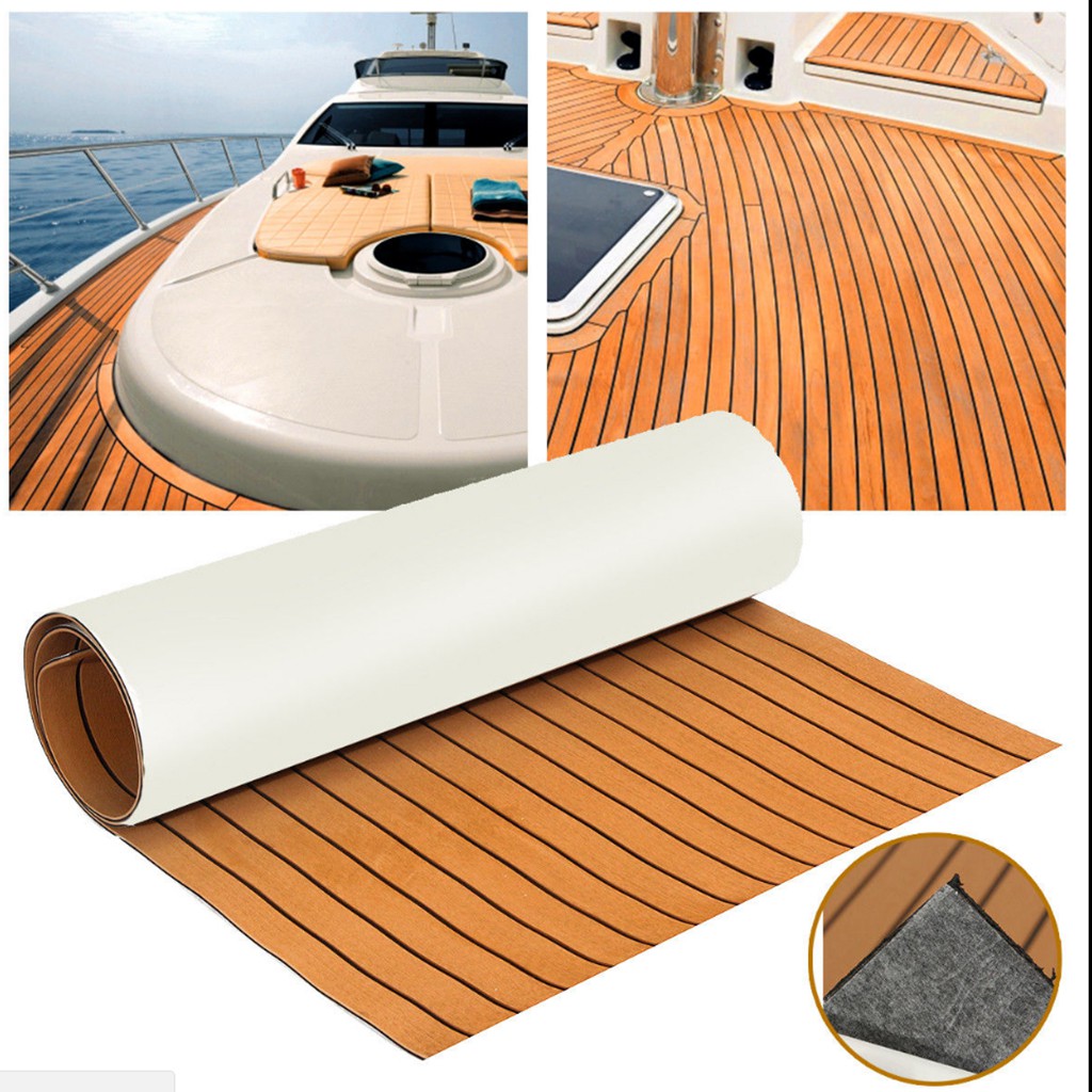 Marine Floor Eva Foam Boat Sheet Teak Decking Self Adhesive Mat Color 2 Shopee Philippines 0725