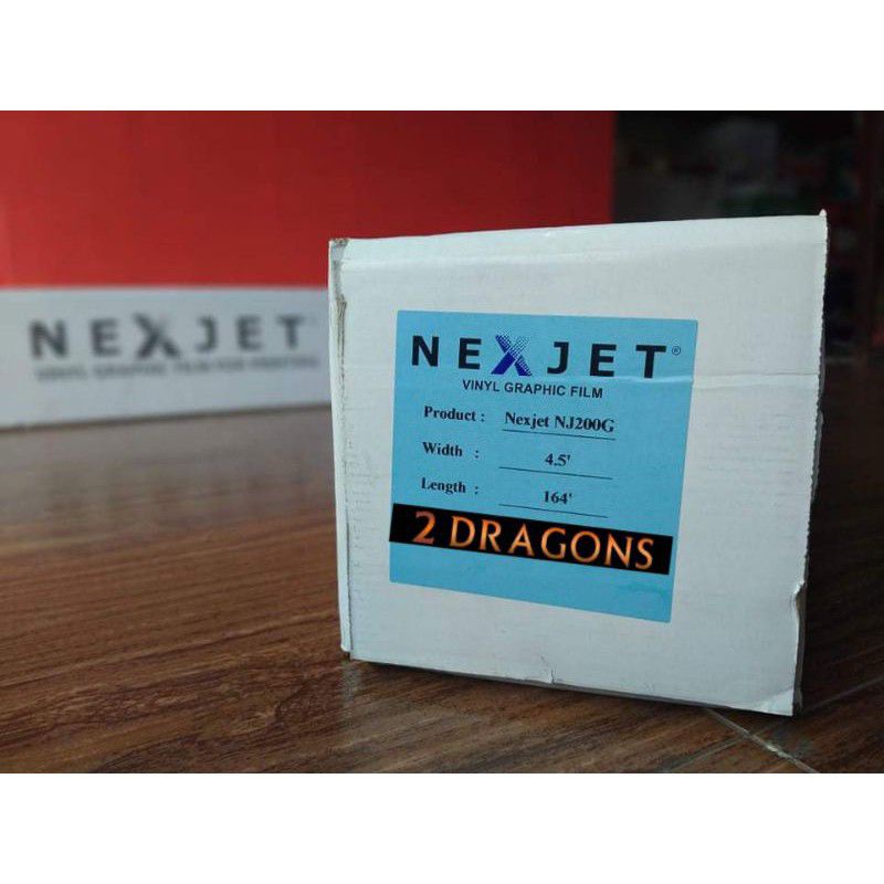 2 Feet Nexjet NJ200 Printable Vinyl Sticker Roll for Eco Solvent | Shopee Philippines