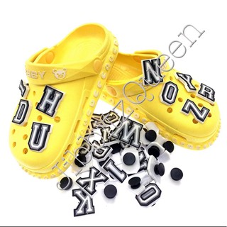 Letters SHOE CHARMS CLOG SHOES PINS CHARMS Shoe Charms Pins for  A-U