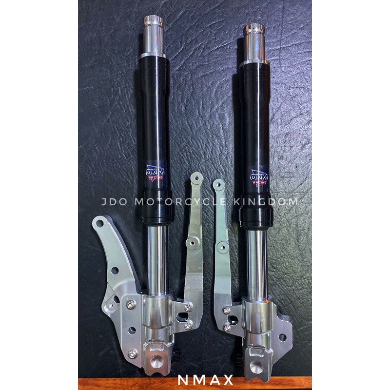 OKM RACING INVERTED FRONT SHOCK ASSY FOR NMAX V1 (OM251A) Shopee