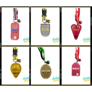 dog accessories◆Customized Resin Dog and Cat NAMETAG - with c #9