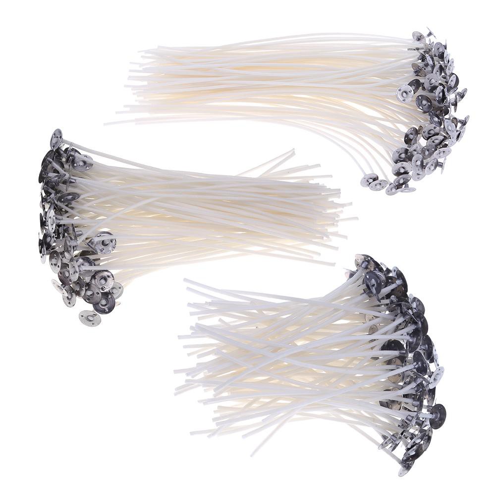 20/15/10cm 100Pcs Candle Wis Waxed Cotton for DIY Candles Making Party