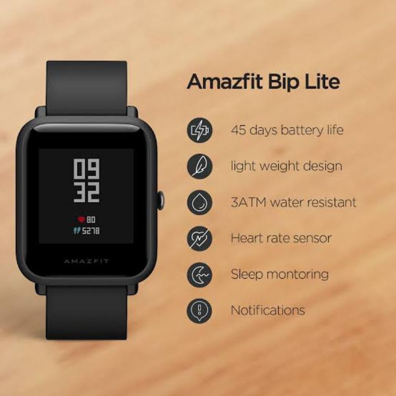 smartwatch amazfit bip lite