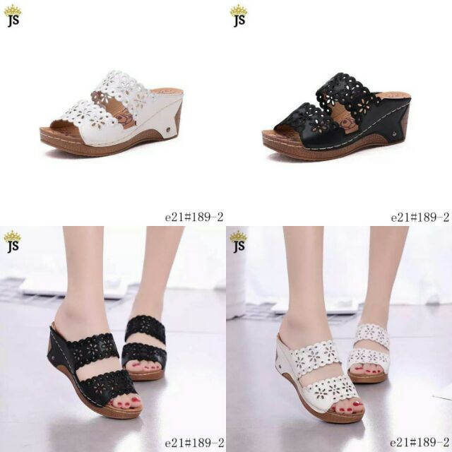 korean wedge shoes