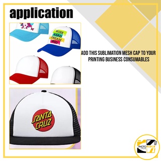 Plain Baseball Cap [Sublimation Mesh Cap  | Printing Design | Plain Trucker Mesh Cap] Personalized #4