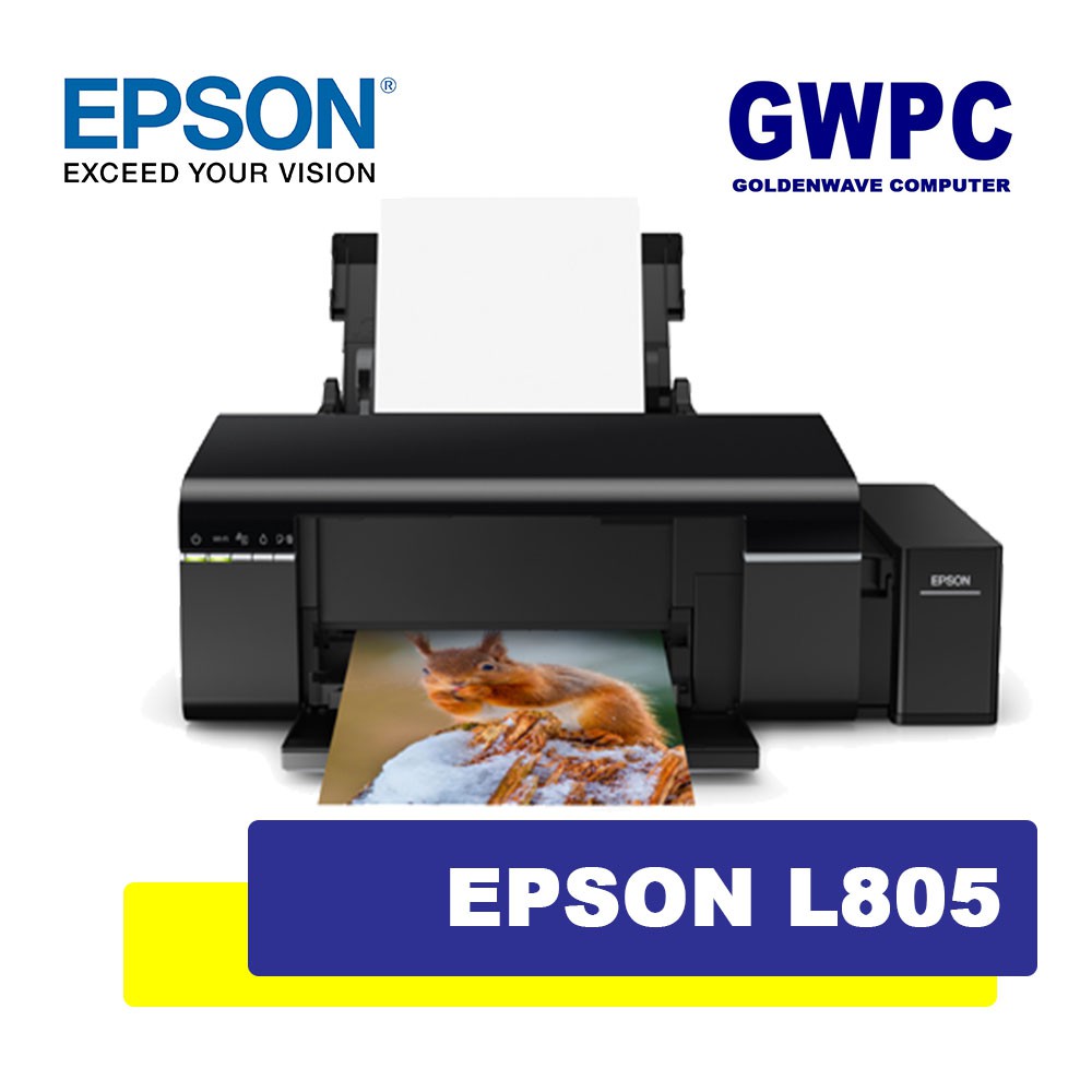 Epson L805 Wi Fi Photo Ink Tank Printer With Original Ink Shopee Philippines 1937