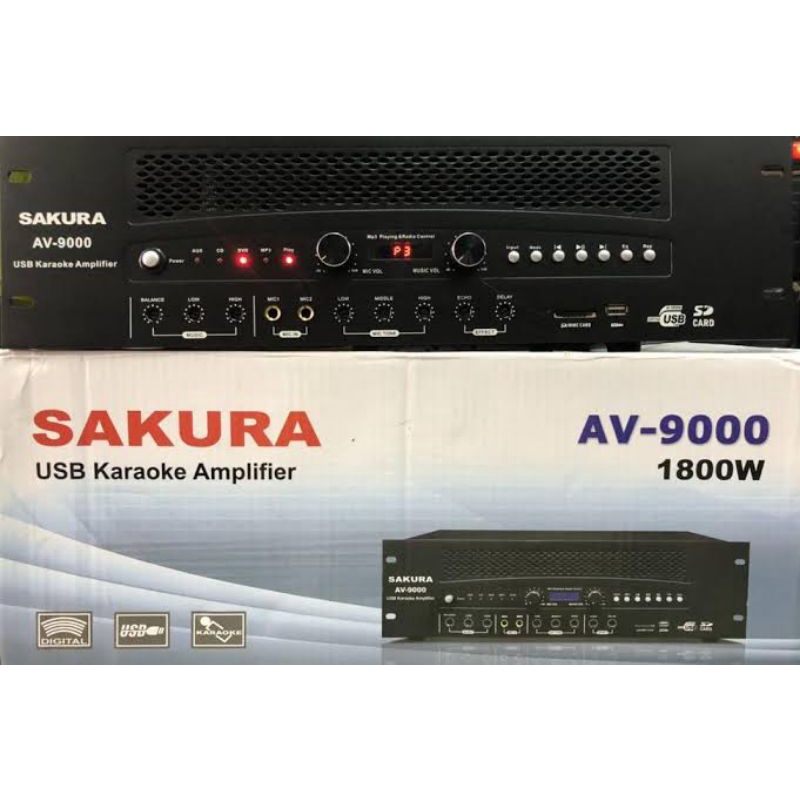 Sakura Amplifier Original / Sakura Amplifier with Bluetooth AV9000