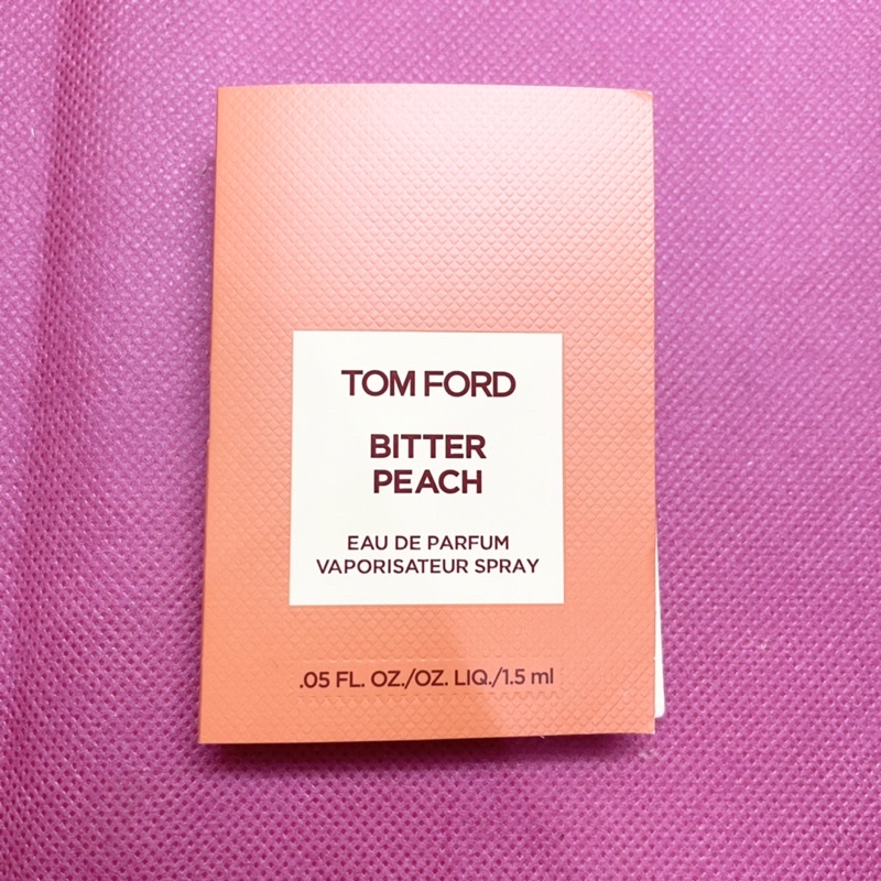 AUTHENTIC NEW Tom ford bitter peach eau de parfum perfume vial | Shopee  Philippines