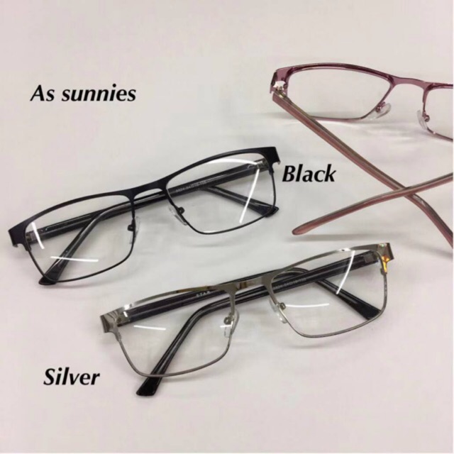 As SUNNIES metal frame eyeglasses/replaceable lens/8824 Shopee