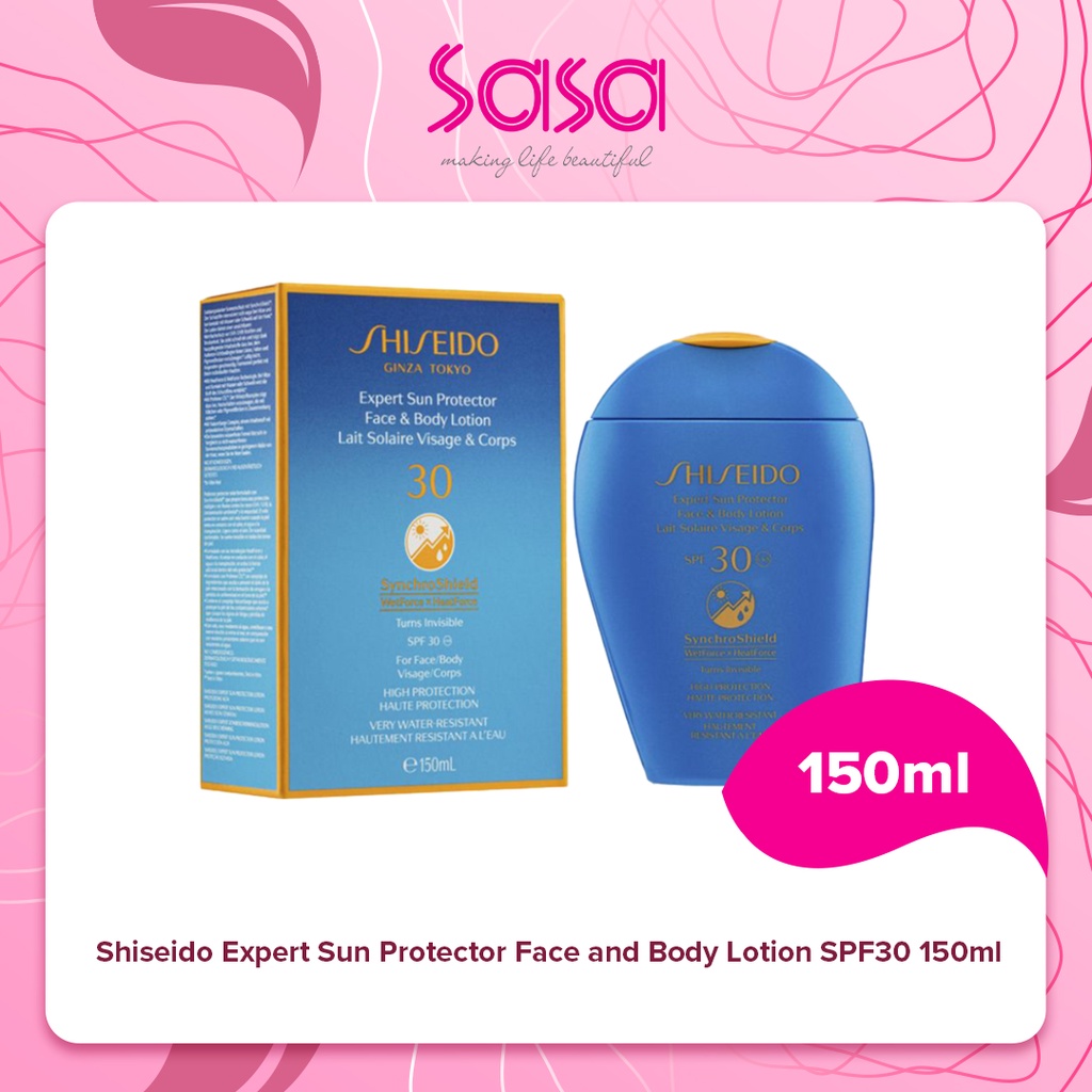 Shiseido Expert Sun Protector Face and Body Lotion SPF30 150ml Shopee