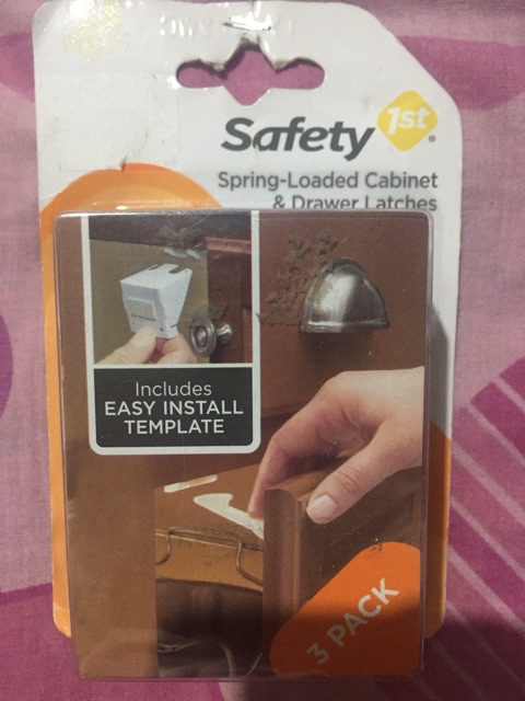 Safety 1st Spring Loaded Cabinet And Drawer Latches Shopee