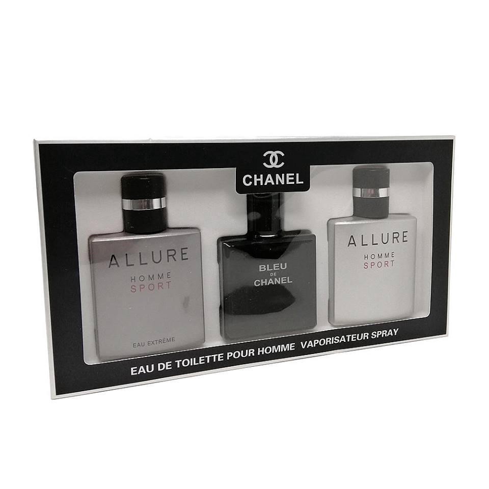 Chanel mini Perfume set for men Pour Homme Miniature allure | Shopee  Philippines