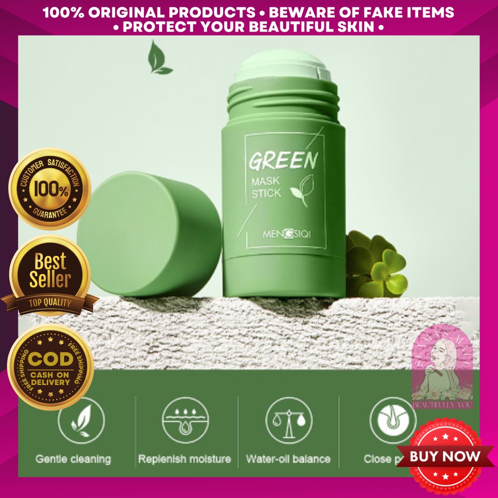 SEAMAS 100 ORIGINAL Green Tea Cleansing Solid Mask Acne Beauty Skin