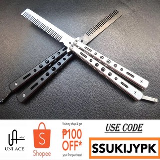 Stainless Butterfly Folding Comb Balicomb