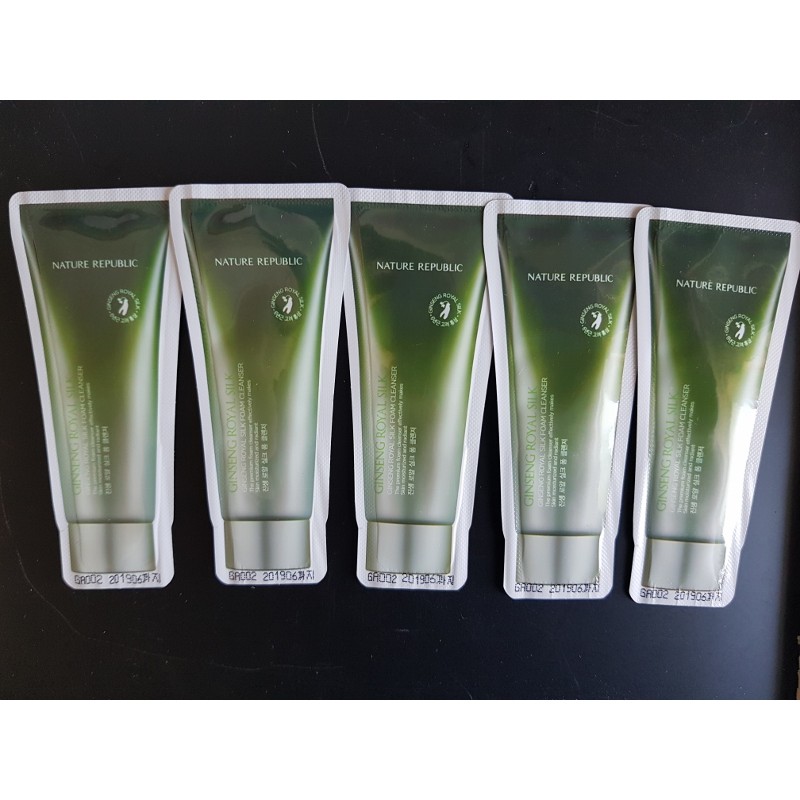 ginseng gold silk foam cleanser