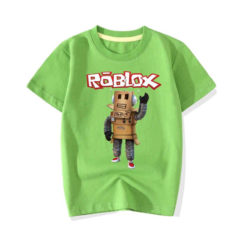 Boys And Girls Summer Casual Cotton Short Sleeve T Shirt Roblox Printed Crew Neck Half Sleeve T Shirt Baby Coat New Shopee Philippines - boy t shirt for child summer kids roblox t shirts camiseta short sleeve print casual boys o neck t shirts 3 4 5 6 7 years aliexpress