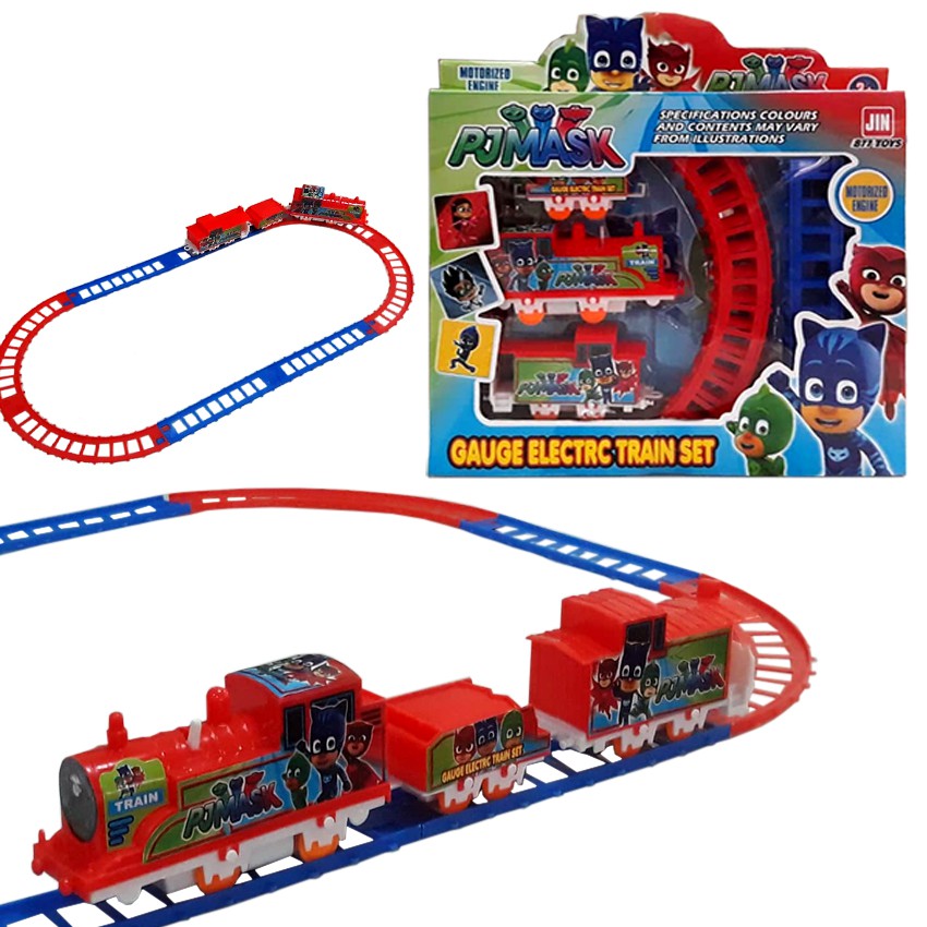 PJ Masks Motorized Engine Gauge Electric Train Set | Shopee Philippines