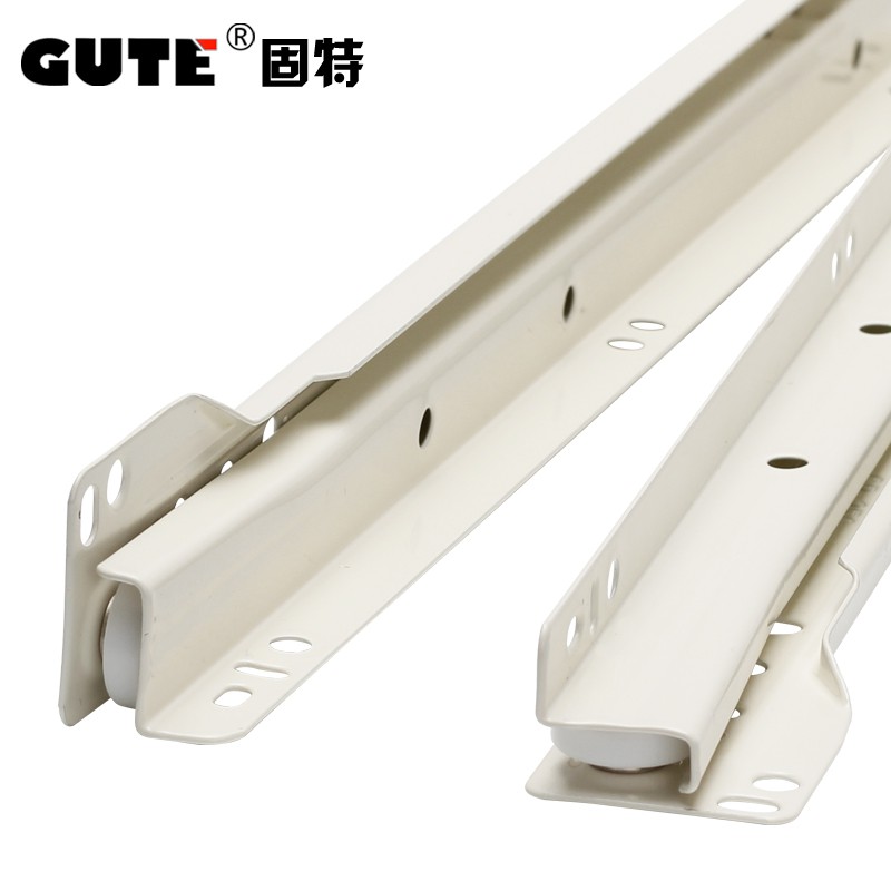 Solid Drawer Track Roller Slide Track 2 Silent Drawer Slide