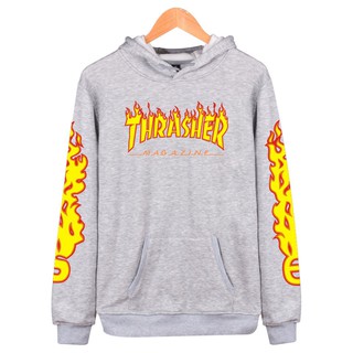 Thrasher Fire Cotton Hoodie Sweatshirt Hip Hop Jackets For Men and Women #3