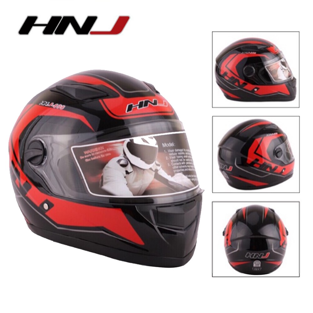 HNJ full face helmet motors visor open face helmets motor COD
