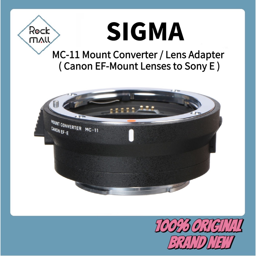 Sigma MC11 Mount Converter / Lens Adapter ( Canon EFMount Lenses to
