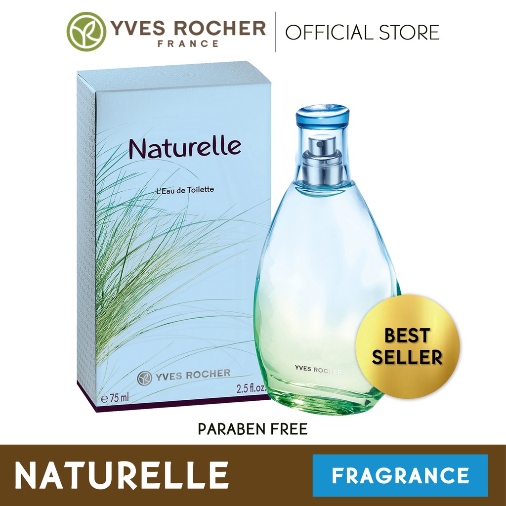 YVES ROCHER Naturelle Eau de Toilette Spray 75ml | Shopee Philippines