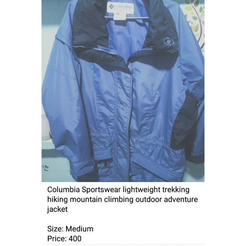 columbia hiking jacket