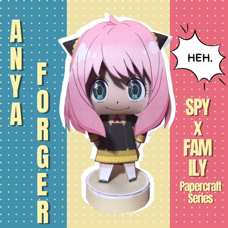 Anya Papercraft Spy X Family