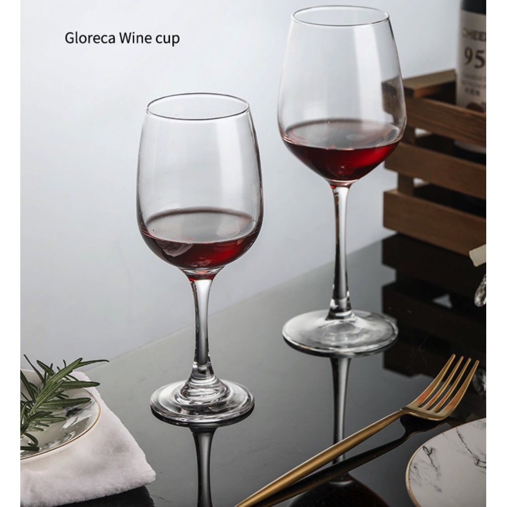 GLORECA ️300ML European style crystal red wine goblet glass champagne ...