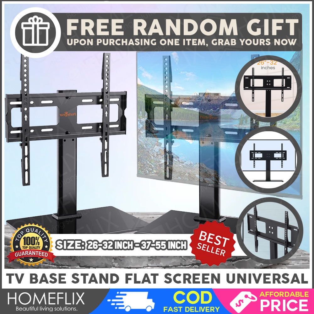 NANANICO TV Stand, Television base Stand, adjustable Bracket, Monitor