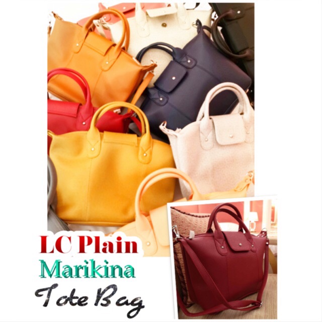 AOB: LC Plain Marikina Tote Bag High Quality | Shopee Philippines