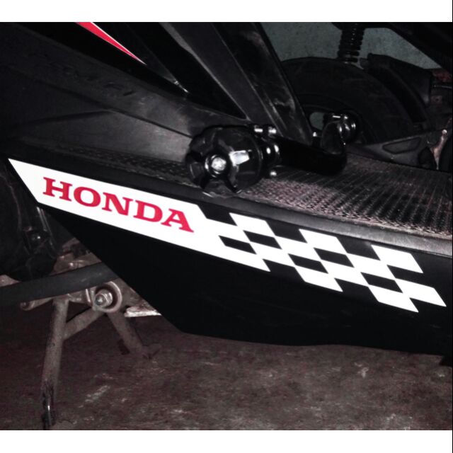 2x Honda Beat Fi V2 Side Vinyl Decals Sticker Bangka Shopee