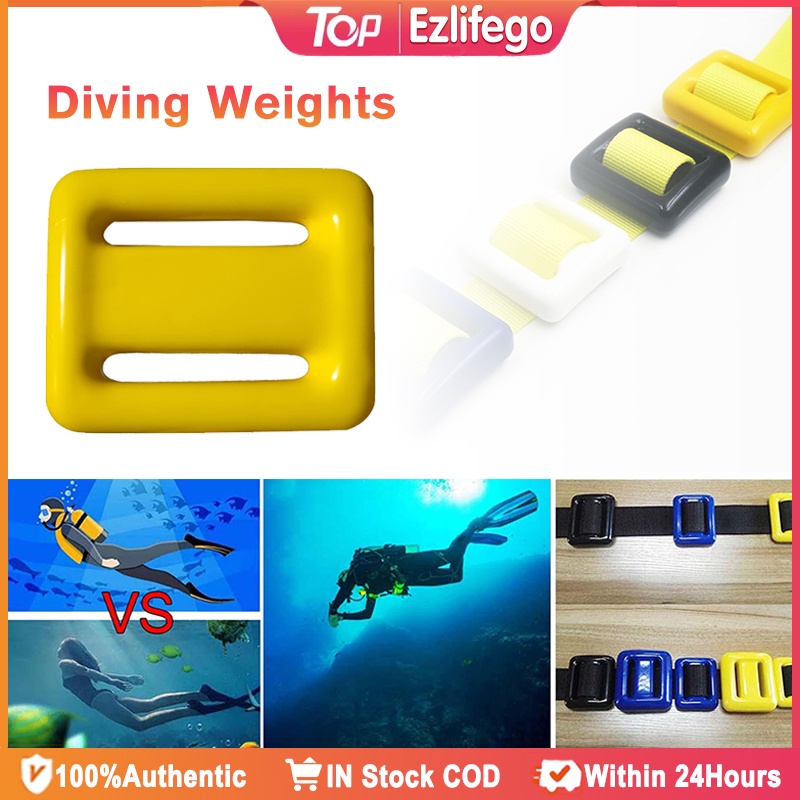 1kg Diving Weights Freediving Scuba Diving Weights Yellow 0.5kg