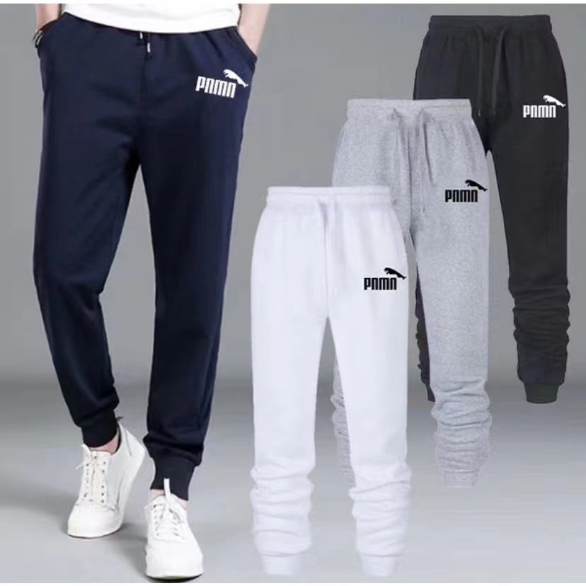 Cod fgjpp Big Sale Sweat Cotton plain Jogger Pants with zipper 2 pocket