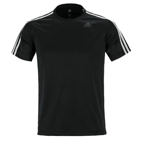 ADIDAS Mens D2M-3-Stripes Shirts 