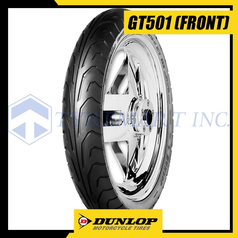 Dunlop Tires GT501 110/7017 54H Tubeless Motorcycle Tire (Front