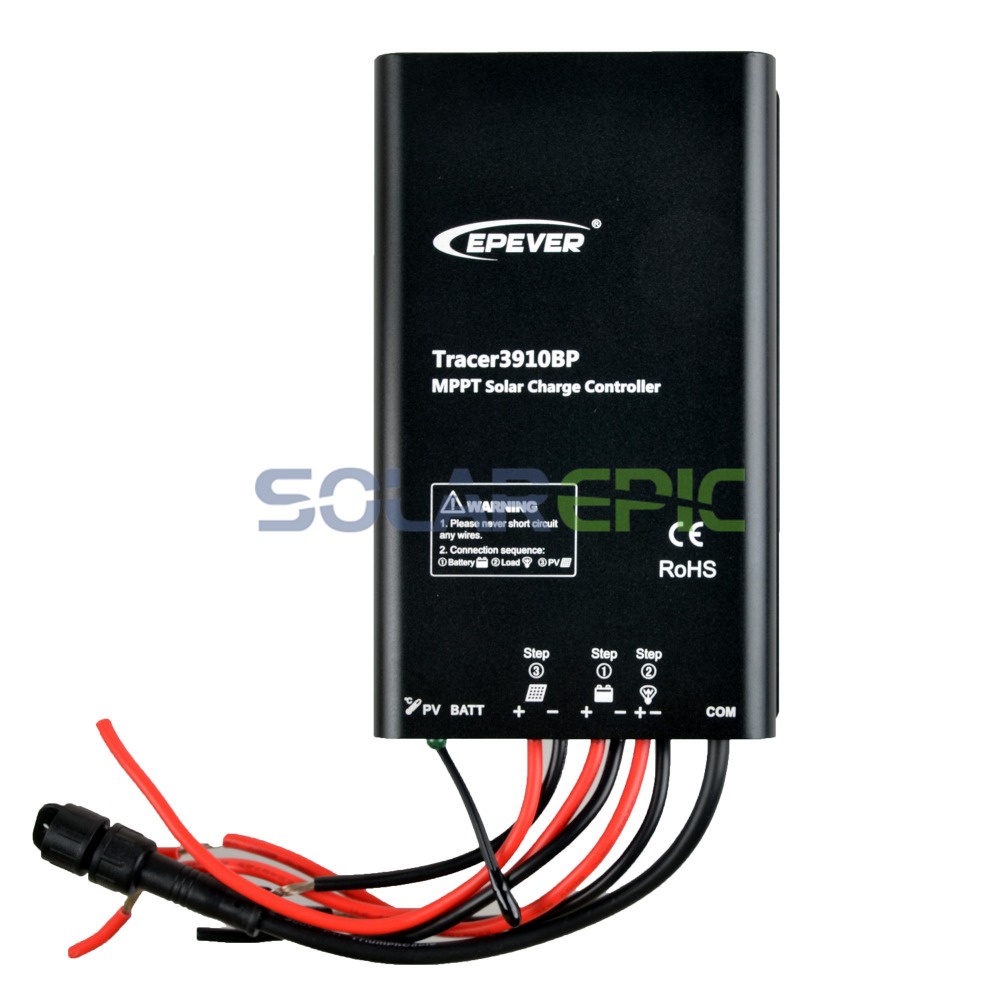 ↂEpever 15A MPPT Solar Charge Controller 12V/24V Waterproof Regulator TracerBP Lithium Battery MPP