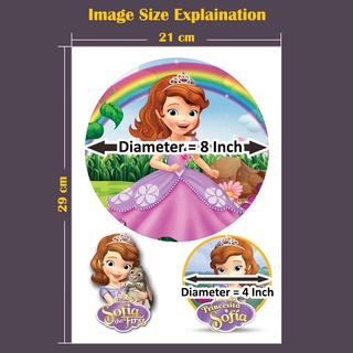 COD2”/4“/6”/8“ Edible Cartoon Icing Sheet Birthday Cake Image Toppers for Kids Digital Cake Imej K #6