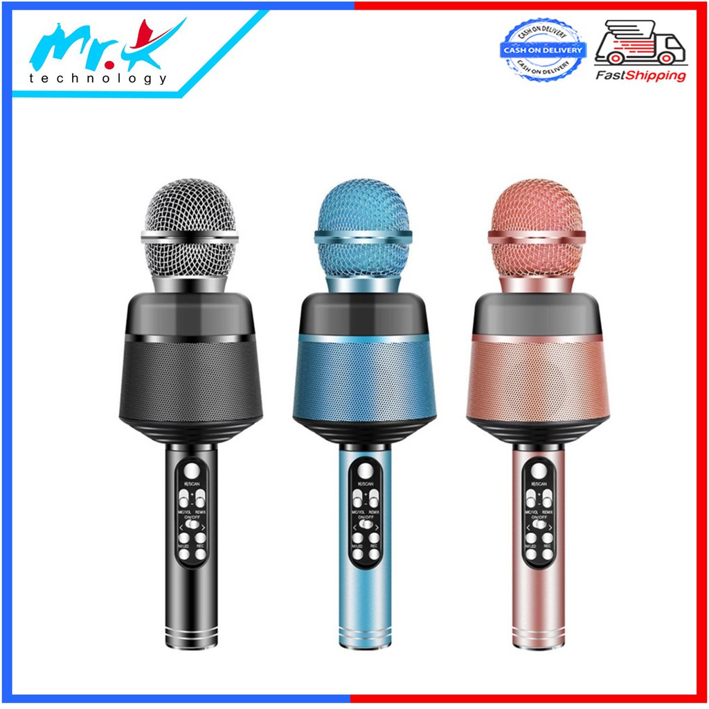 Wireless Microphone HIFI SPEAKER (Q008) Shopee Philippines