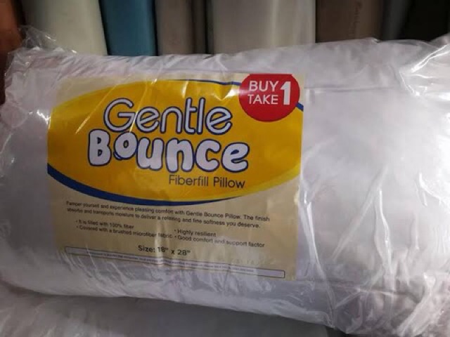 uratex gentle bounce fiberfill pillow