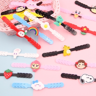 Mask Extension Buckle Cartoon Silicone Mask Ear Hook Strap Holder Mask Accessories Random Color Dropshipping