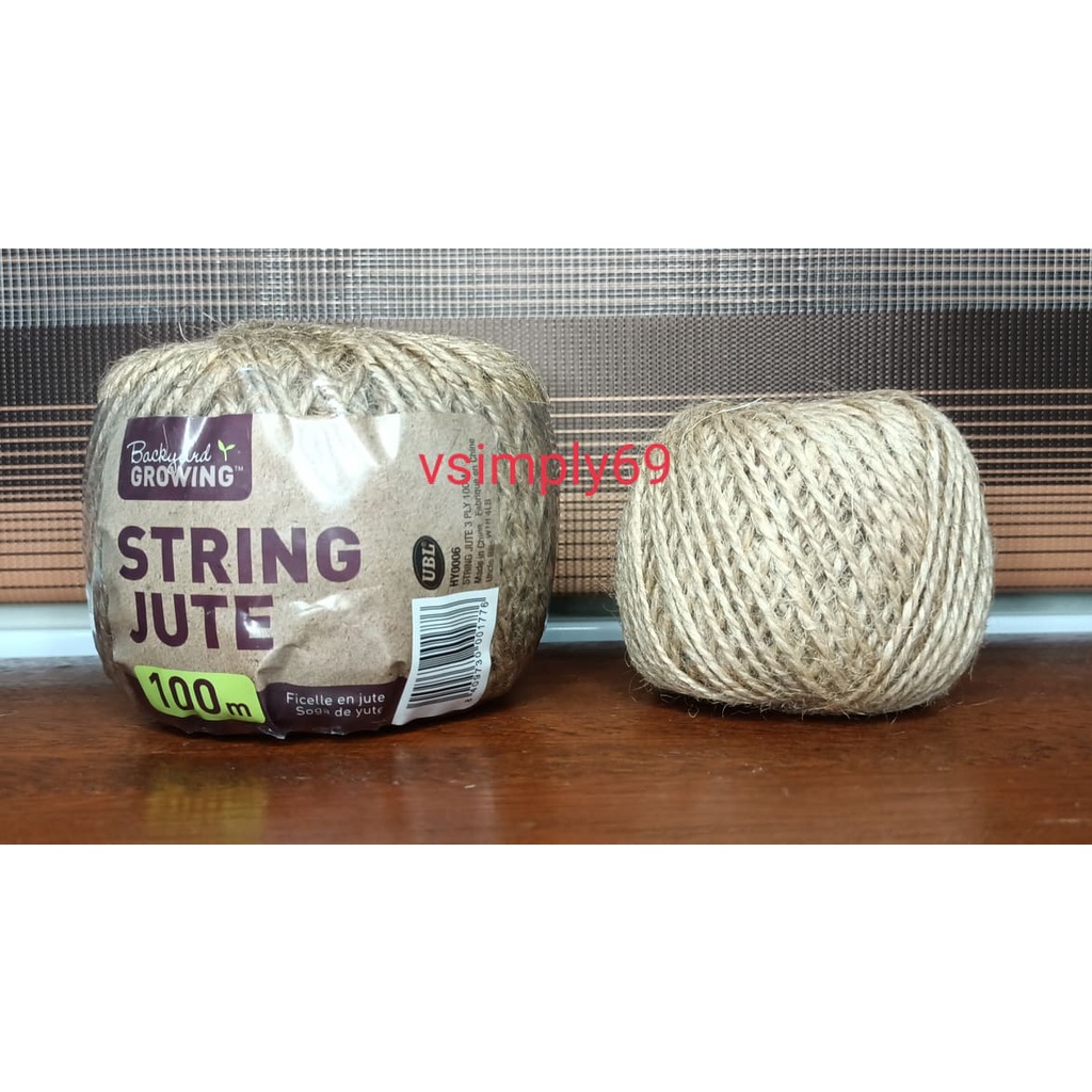 Jute Twine String 2ply/3ply High Quality (48m/100m) Shopee Philippines