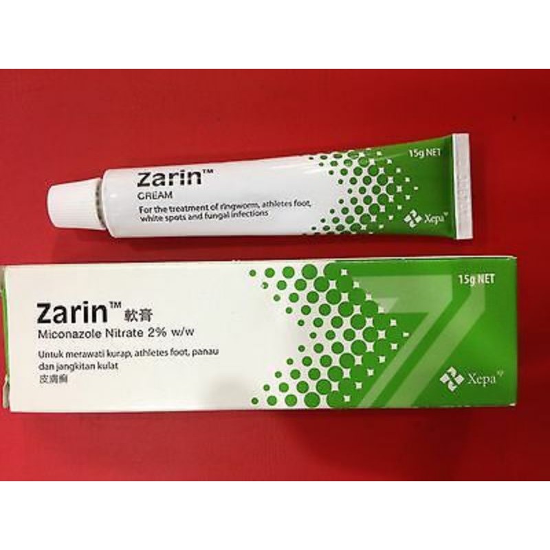 Miconazole Nitrate 2 15g Zarin Shopee Philippines