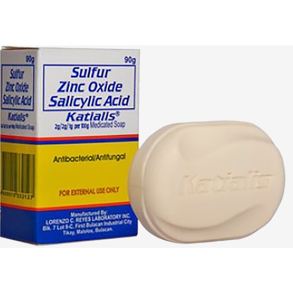 KATIALIS SOAP Sulfur Zinc Oxide Salicylic Acid Anti Fungal Anti