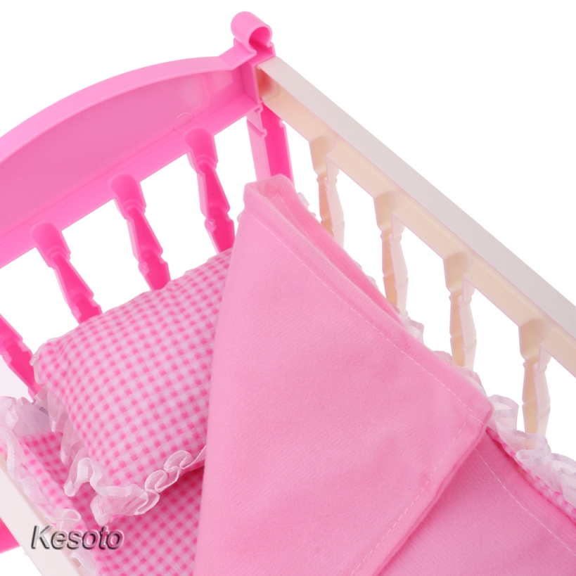doll crib and highchair set