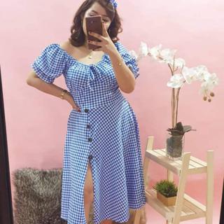 pink gingham dress plus size