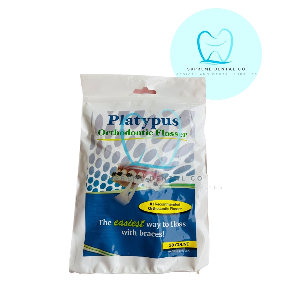 PLATYPUS / SUPREME DEFENSE ORTHO FLOSSER/ DENTAL FLOSS FOR BRACES